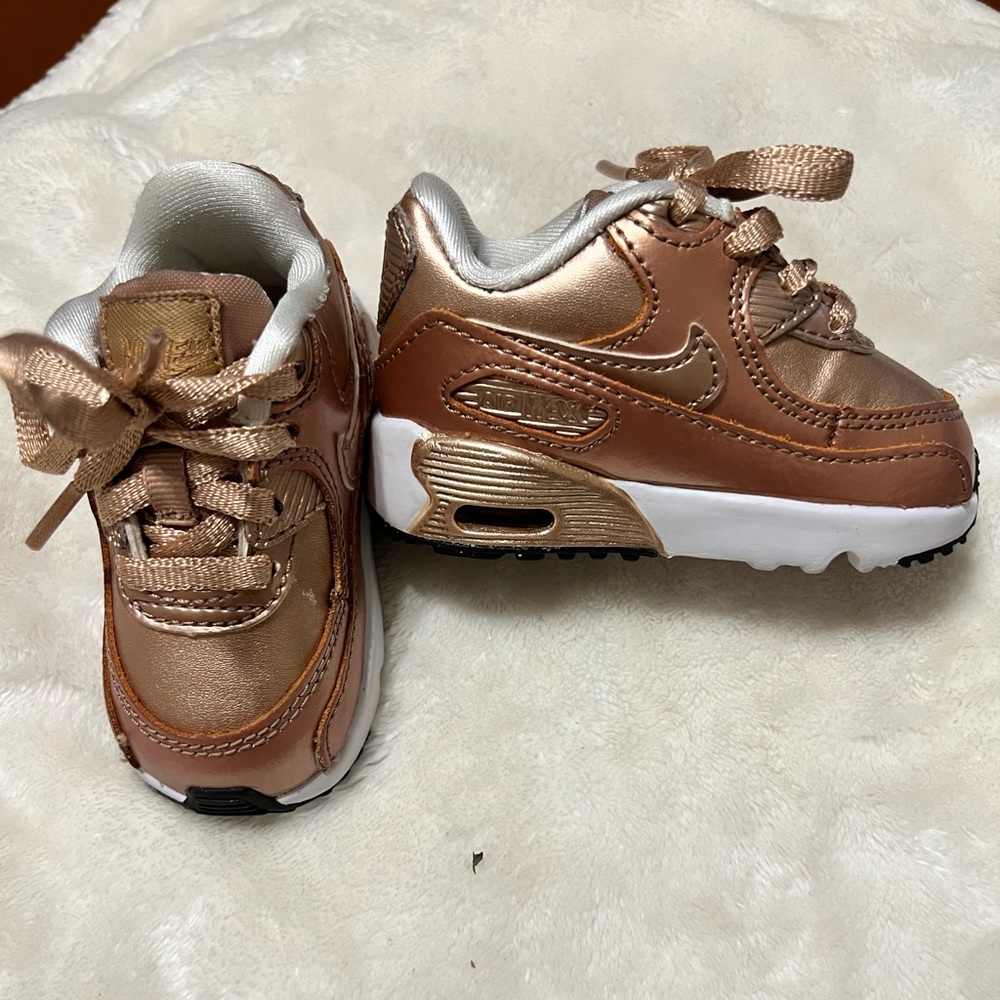 Rose Gold Infant Air Max (size 3)